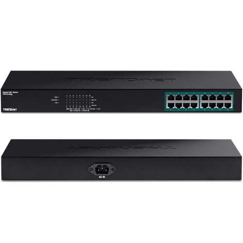 SWITCH 16-PORT GREENNET GIGABIT POE+  (250W)