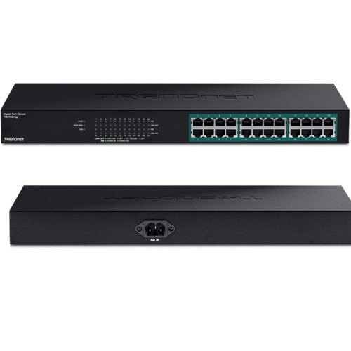 SWITCH 24-PORT GREENNET GIGABIT POE+  (370W)