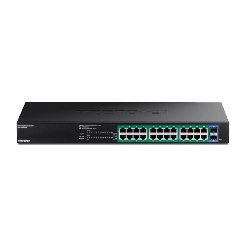SWITCH 26-PORT GIGABIT (24)POE+ (2)SFP GIGABIT (380W BUDGET) EDGESMART