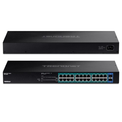 SWITCH 26-PORT GIGABIT (24)POE+ (2)SFP GIGABIT (380W BUDGET)