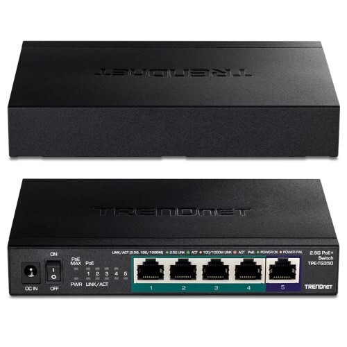 SWITCH 5-PORT UNMANAGED 2.5G (4)POE+ (1) NON POE 55W BUDGET