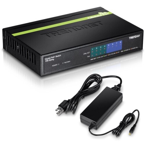 SWITCH 8-PORT GREENNET GIGABIT POE+  (4 POE+/ 4 NON-POE)