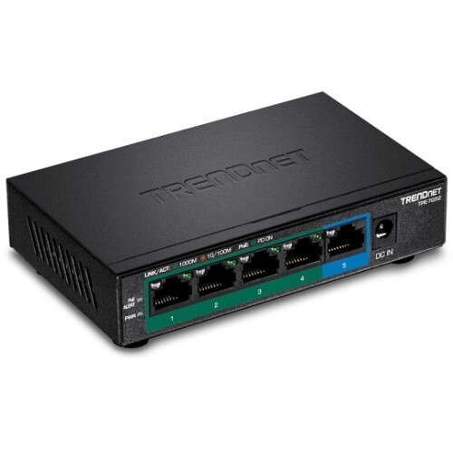 SWITCH 5-PORT GIGABIT (4)POE+ (1) GIGABIT  SWITCH (32W)