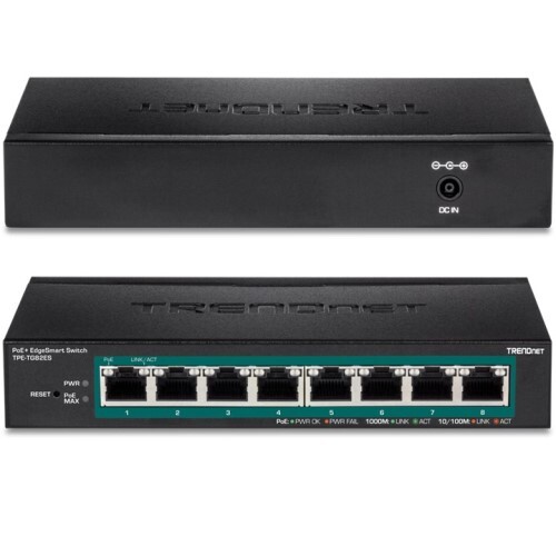 SWITCH 8PORT GIGABIT EDGESMART POE SWITCH 61W