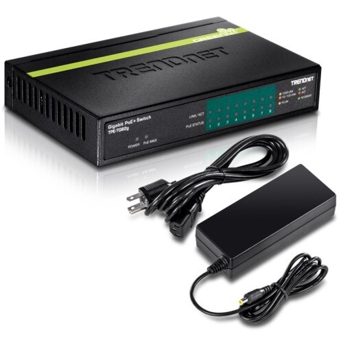 SWITCH 8-PORT GIGABIT POE+