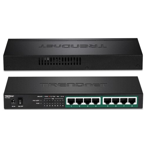 SWITCH 8-PORT GIGABIT (8)POE+  (65W)