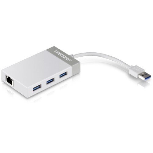 ADAPTER USB 3.0 TO GIGABIT ETHERNET ADAPTER + USB HUB