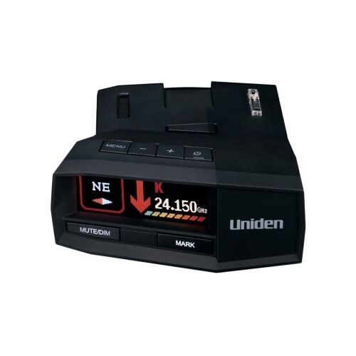 RADAR DETECTOR DASH MOUNT DSP FRONT & REAR LONG RANGE W/ 12V POWER CORD
