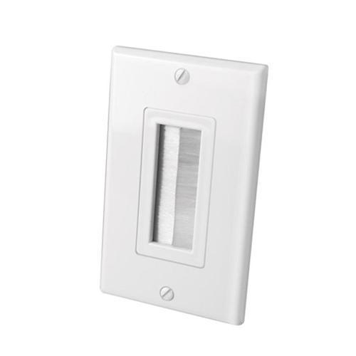 WALL PLATE SINGLE GANG CABLE