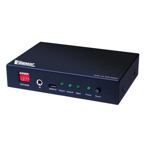 SPL HDMI 1-IN/2-OUT 4K HDMI 2.0 HDCP 2.2 W/IR CONTROL