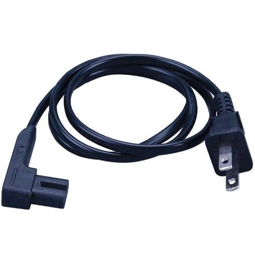 POWER CORD RIGHT ANGLE - 2 PRONG 6FT