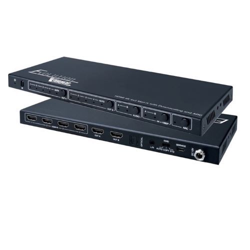 MATRIX HDMI 4K 4X2 WITH DOWNSCALING AND ARC HDR HDCP 2.2