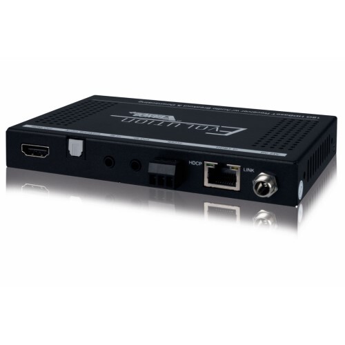 RECEIVER HDBASET WITH POC/DOWNSCALING/ARC/IR AND RS-232 18GB 4K60 4:4:4 131FT 1080P TO 230FT