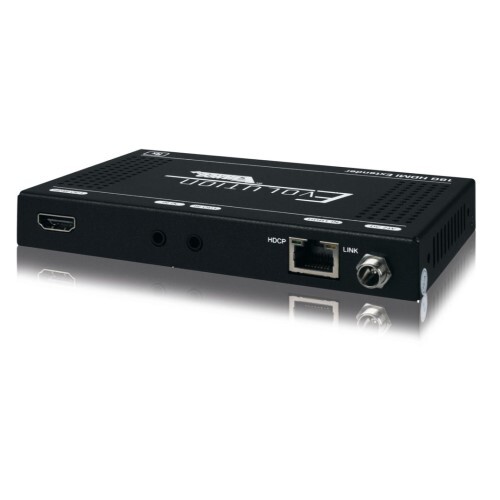 RECEIVER HDBASET WITH POC/BI-DIRECTIONAL IR 4K60 4:4:4 TO 131FT  1080P TO 230FT