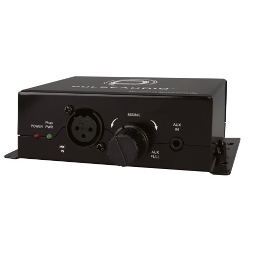 EXTENDER AUDIO W/MICROPHONE MIXING OVER CAT5E/6