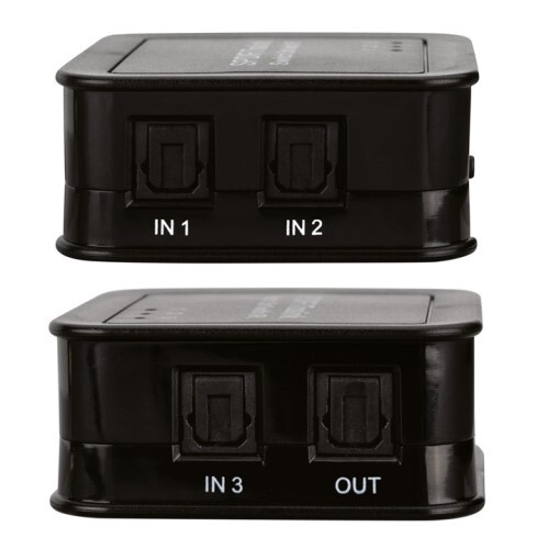 SWITCH DIGITAL OPTICAL AUDIO 3X1 SWITCH WITH IR