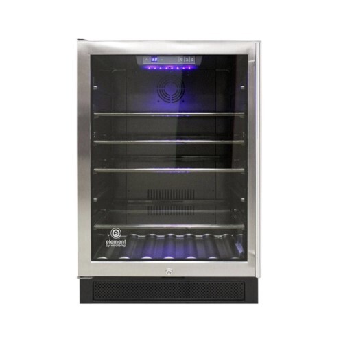 WINE COOLER 46 BOTTLES STAINLESS