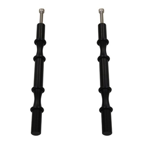 PEG SECURE HOLD WINE PEGS, BLACK (2 BOTTLES)