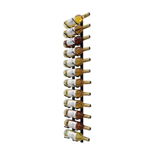 WINE RACK 12 BOTTLES EPIC METAL, BLACK