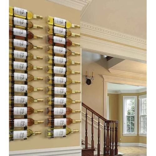 WINE RACK 12 BOTTLES EPIC METAL, BLACK