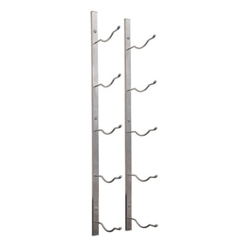 WINE RACK 5 BOTTLES MAGNUM METAL, STAINLESS