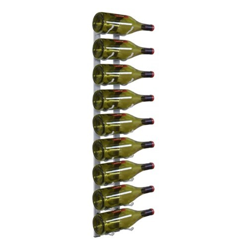 WINE RACK 9 BOTTLES EPIC METAL, STAINLESS