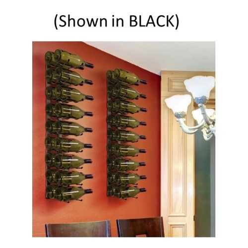 WINE RACK 18 BOTTLES EPIC METAL, STAINLESS