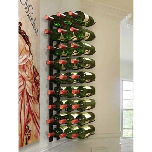 WINE RACK 27 BOTTLES EPIC METAL, BLACK