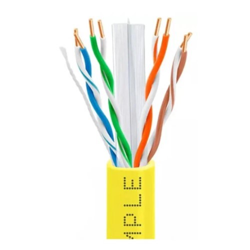 WIRE CAT6A RISER CMR YELLOW 1000' REEL IN BOX