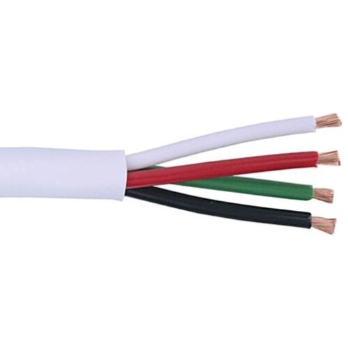 WIRE AUDIO 14/4 CM WH GLOSSY 500' DIRECT BURIAL