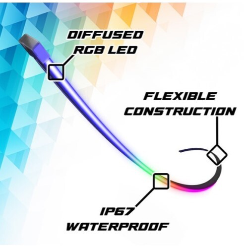 KIT XKMAX APP CONTROL BODY PANEL STRIP KIT FOR CYBER TRUCK