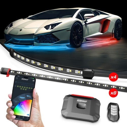 KIT XKMAX RGBW 12PC ADDRESSABLE CAR UNDERGLOW + INTERIOR KIT