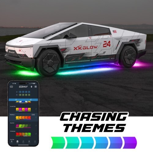 KIT TRIPLE-BRIGHT CYBER TRUCK UNDERGLOW KIT XKMAX APP CONTROL