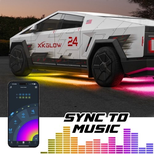 KIT TRIPLE-BRIGHT CYBER TRUCK UNDERGLOW KIT XKMAX APP CONTROL
