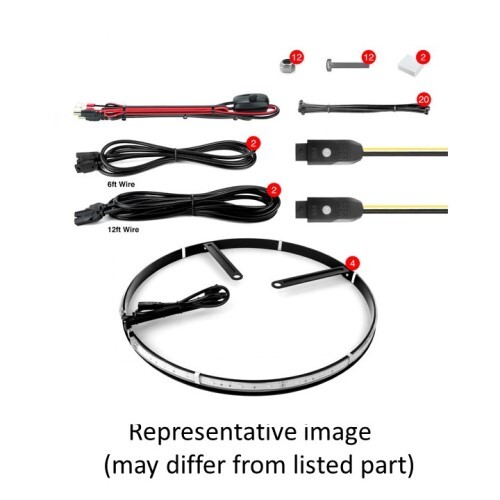 WHEEL LIGHT XKMAX 4X16.5IN RGBW WHEEL RING APP CONTROL LIGHT KIT