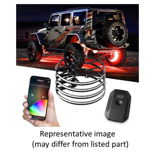 WHEEL LIGHT XKMAX 4X16.5IN PRO RGBW WHEEL RING APP CONTROL LIGHT KIT
