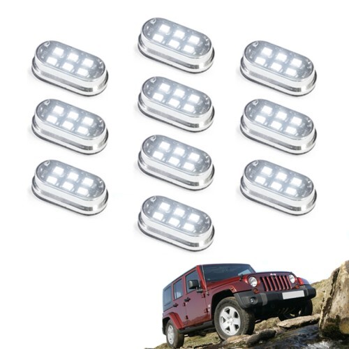 WHITE - 18 POD LED REMOTE ROCK