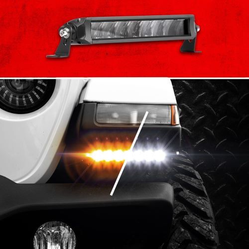 LIGHT BAR 10IN RAZOR /FOG + STROBE NO WIRE & SWITCH