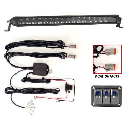 LIGHT BAR 20IN RAZOR /FOG + STROBE + HIGH BEAM DRIVING KIT