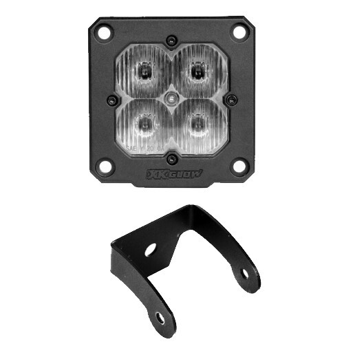 LIGHT LED ACCENT FLUSH MOUNT XKCHROME 20W CUBE WITH RGB - FOG BEAM