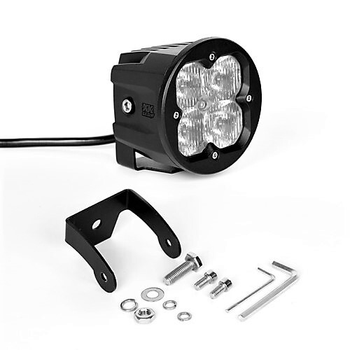 LIGHT LED ACCENT ROUND XKCHROME 20W CUBE WITH RGB - DRIVING BEAM W/FOG LIGHT BRACKET