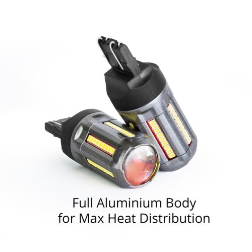 BULB AUTO AMBER - 2PC 7440