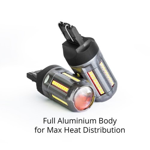 BULB AUTO AMBER - 2PC 7443