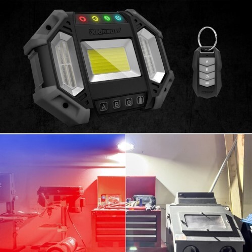 KIT XKDEFENDER 7 MODE WORK & SECURITY LIGHT W/ REMOTE