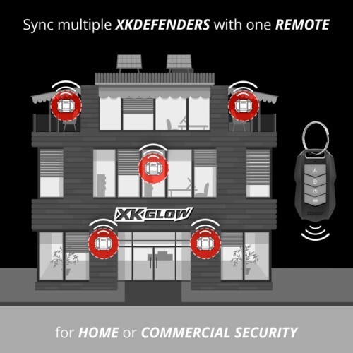 LIGHT XKDEFENTER 7 MODE LED WORK AND SECURITY LIGHT WITH REMOTE