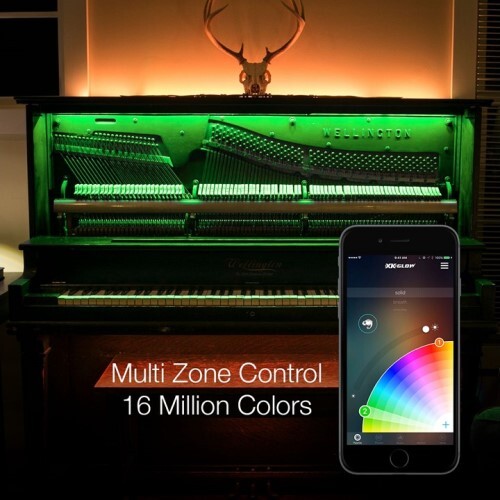 KIT LIGHT LED FLEX 8X3FT STRIP MILLION COLOR XKCHROME SMARTPHONE APP CONTROLLED HOME INDOOR & OUTDOO