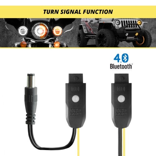 LED KIT 2PC MINI XKCHROME 12V CONTROLLER W/ TURN SIGNAL FUNCTION