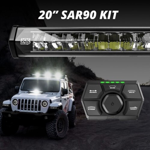 KIT EMERGENCY LIGHT BAR WHITE 20” SAR90 LIGHT BAR KIT EMERGENCY SEARCH AND RESCUE LIGHT SYSTEM