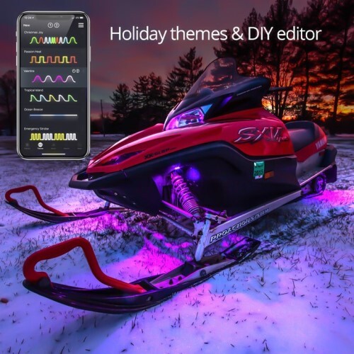 KIT LIGHT LED SNOWMOBILE ACCENT LIGHT KITS | XKCHROME SMARTPHONE APP