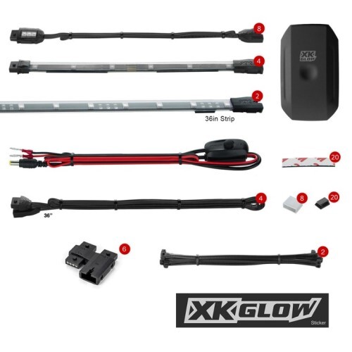 KIT LIGHT LED SNOWMOBILE ACCENT LIGHT KITS | XKCHROME SMARTPHONE APP